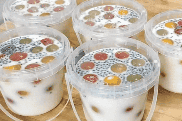Bahan dan Cara Membuat Milky Jelly Ball