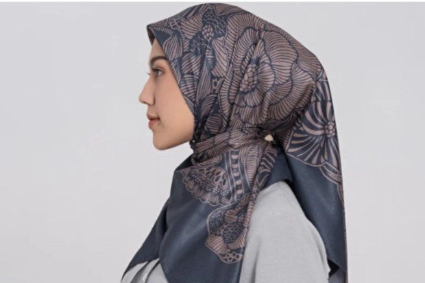 Kerudung model motif
