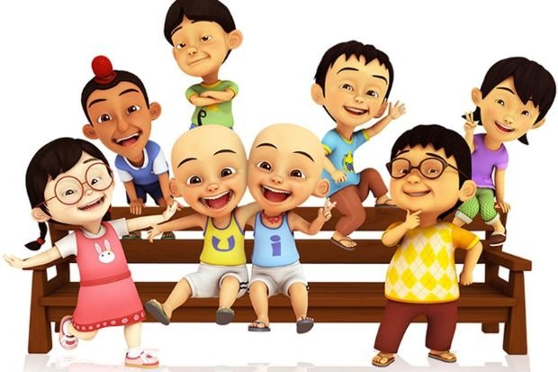 Suasana kampung dalam cerita Upin Ipin