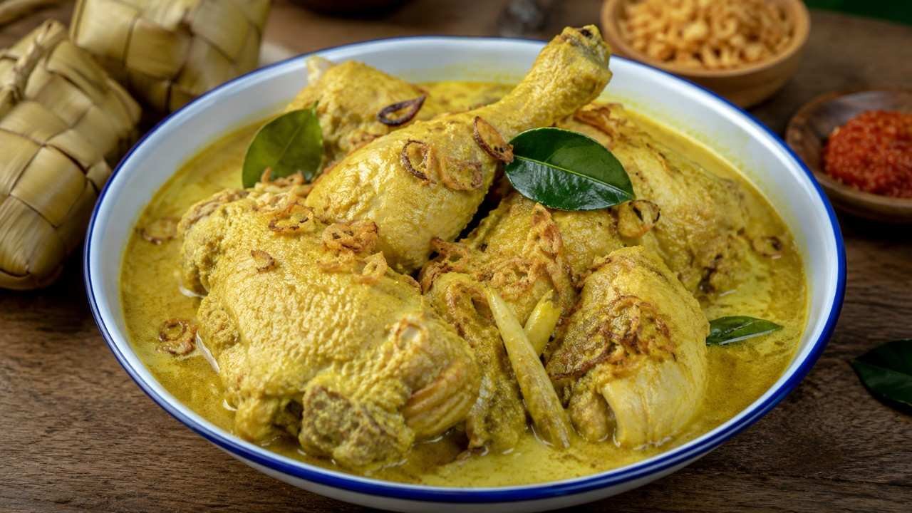 Opor Ayam, Resep Lezat dengan Bumbu Rempah
